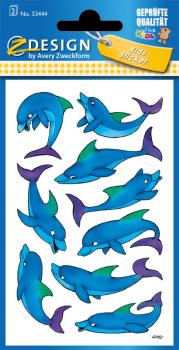 Tier Sticker Glimmer Delfine